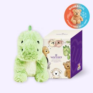 [Warmies] 허그 케어 애착인형 워미스 오리지널 공룡 Gift box 세트