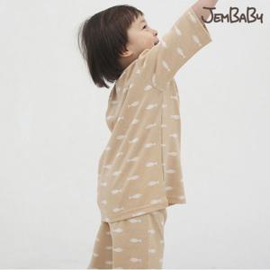 통큰 7부 내의 잠옷 오가닉 선염 리틀피쉬(JB7OGRTF-10)