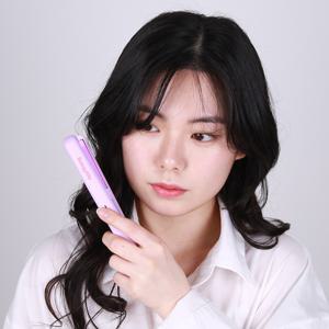 버니리타 쁘띠 유선 미니고데기(C타입 전원, 보조배터리 가능) 앞머리 뿌리불륨고데기 휴대용