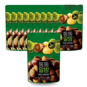 통통알밤 70g x 10봉 밤100%