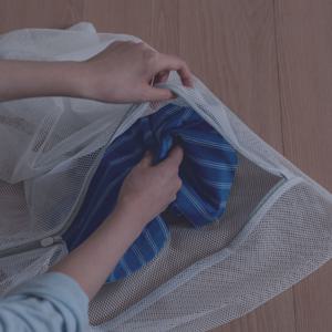 [무케] _무형광 세탁망 대형 70x70 빨래망 속옷 신발 이불 세탁기망