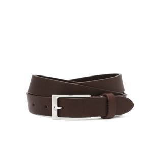 [선물포장][MADE IN ITALY] 이태리 통가죽 다크브라운 벨트 HJBE5F021W3