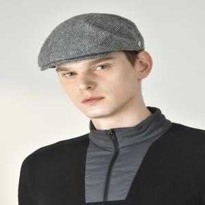 골프 DGHE4F654G2 [PREMIUM] 그레이 『1894 Classic』 잔체크 헌팅캡