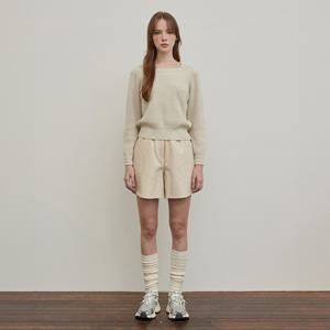 [최초가:279000원]  페이크 레더 원턱쇼츠 N233PWL853