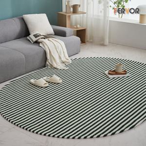 [퍼보]토믹 스트라이프 카페트 극세사 단모 러그 L(200x250)