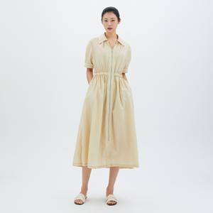 [정가 159,900원]지퍼 셔링 롱 원피스_AR2WO565