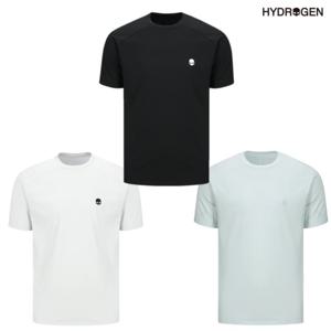 [하이드로겐] 남성 소로나 혼방 머슬핏 반팔라운드 H11D2TR314