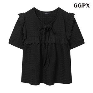 정상가:69,000원 ㅣ 자가드 레이스 블라우스 (GPBBA015D)