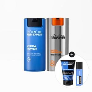 맨 올인원 50ml 2종(수분+멀티액션8)+클렌징폼 50ml+올인원 22ml(랜덤)