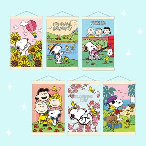 DIY 보석십자수 피너츠 스누피 HAPPY 시리즈 행잉 20x30