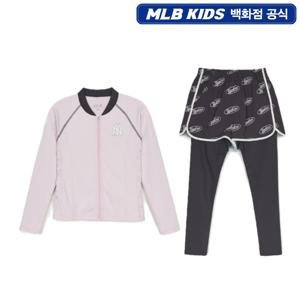 MLB키즈 바시티여아 집업 래쉬가드 세트 7FSWV2253 JS