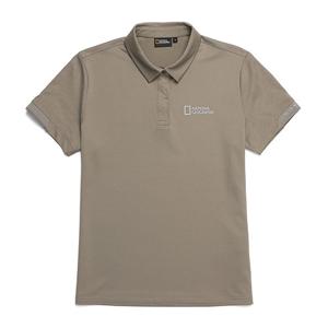 N212WPL210 여성 웰라카 피케 반팔 티셔츠 LICHEN KHAKI
