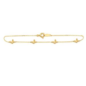 [GB] 입체 나비 14K GOLD 팔찌 LWT16035T