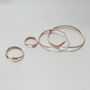제이로렌 9M02019-3cm 순은 로즈골드 링 실버귀걸이