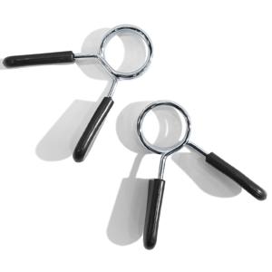 역기봉 스프링 마구리 조임쇠 25mm 2개 원판 바벨 집게형 고정 풀림방지