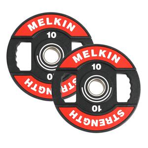 멜킨 바벨 원판 프리미엄CPU 우레탄 중량 50mm 역기 10kg 2개