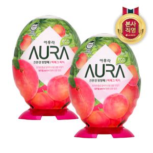 아우라 빅에그 실내용 방향제 복숭아 피치향 440ml x 2개