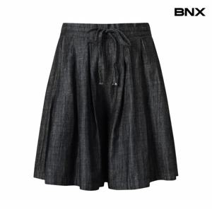 정상가:69,000원 ㅣ 와이드 허리 밴딩 데님 하프 팬츠 (BX2PT014L0)