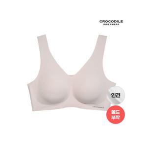 [하프클럽/크로커다일 이너웨어]라이크라 인견쉘론 몰드부착 V넥 감탄브라 1종 CDWBR5N27T