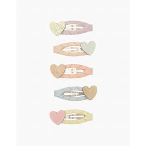 SS25[미미앤룰라]드림 하트 헤어핀 (5 SET) -ML00KNPIN2051BMT