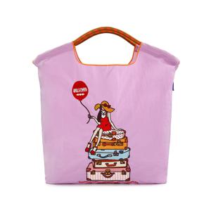 PURPLE SUIT CASE 에코백