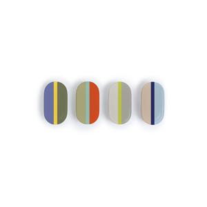 타이니 라인 포슬린 틴 4개 세트/Porcelain Tins Tiny Line/PC03