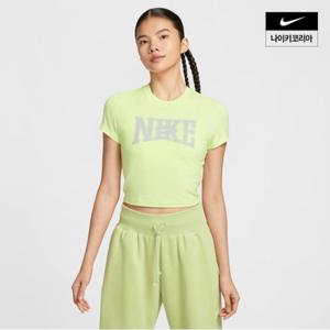 여성 스포츠웨어 슬림 크롭 티셔츠 HQ1710-360