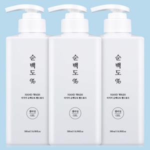 항균 버블 핸드워시 손세정제 물비누 순백도 500ml 3개