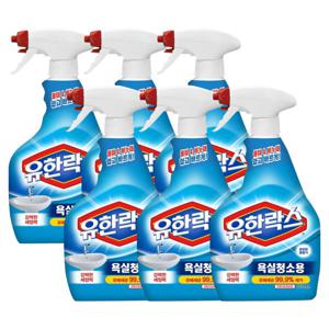 유한락스 욕실청소용 785ml 6개