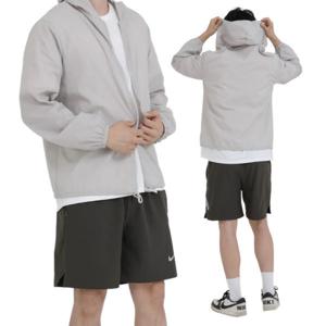 라이트핏 남성 경량 바람막이 얇은 후드 점퍼 간절기 데일리 자켓