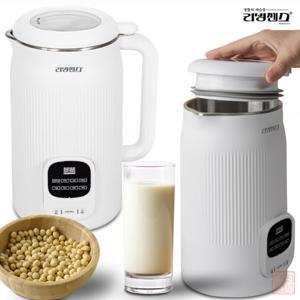 리빙센스 1200ml 대용량 스텐 두유제조기/5가지 조리 모드+가열 보온 세척 기능 세척솔