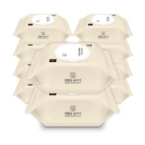 올림생활 데일리 물티슈 100매 55gsm X 20팩