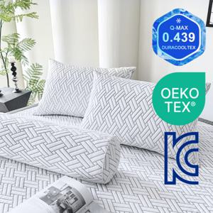 듀라에어 3중직 Q-MAX 0.439 오코텍스인증 여름 시원한 냉감 바디필로우 대형 롱쿠션 긴베개