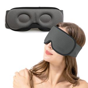 살림살림 3D 초경량 와이드 무압박 암막 수면안대 그레이