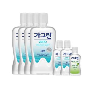 동아제약 가그린 제로 820ml 4개 + 250ml 2개 +사은품