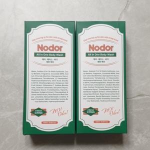 1+1 노도르 올인원 바디워시 460ml - 헤어 페이스 바디 체취 악취 케어