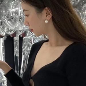 메르젠느 듀플랑 스와로브스 진주 귀걸이 925실버 눈꽃 베이직 데일리 6mm8mm10mm12mm