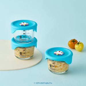 도라에몽 바로한끼 눈금 이유식 용기 230ml 3P 세트 보관용기 통 그릇