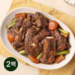바른 대단한 소갈비찜 1500g 2팩 한팩으로 충분한 대용량 부드러운 갈비살