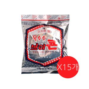 브이콘 50g x15개 / 추억의 옥수수과자 나나콘 이브콘