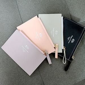 심플 지퍼 여자 여성 카드지갑 여성 남자 여자 반지갑 목걸이 카드지갑 커플 학생 여자 남자 목걸이 지갑