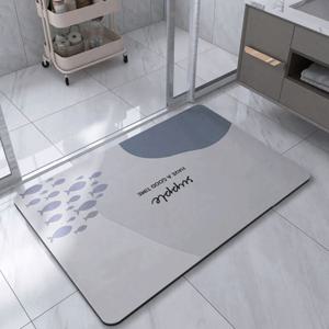모던 규조토 발매트 주방 욕실 현관 60x40cm 빨아쓰는 미끄럼방지 매트 ODM-FOOTMAT5
