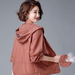 여성 바람막이 후드 점퍼 집업 오버핏 경량 여름 빅사이즈