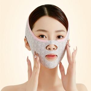 지브로와 3D 주름 관리 안면 교정 리프팅 페이스 마스크