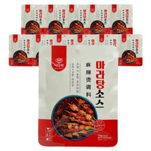 식다락 훠궈 마라탕 소스 2인분 120g x 12팩 24+4 추가증정 (소비기한 25.09.10)