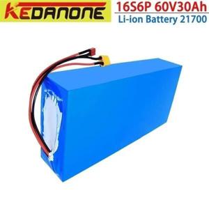 Kedanone 21700 리튬 배터리 팩 전기 자전거 오토바이 스쿠터 67.2V 3A 16S4P 60V 20Ah 1000W-3000W
