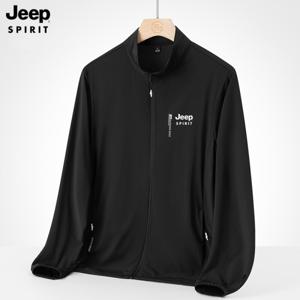 JEEP SPIRIT 남성 자켓 여름 후드집업 경량 자외선 차단 의류