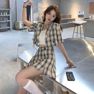 멋쟁이 여자아이 코디 멋쟁이 스파이시 스커트 ins 여름 스트리트 세트 스커트 멋쟁이 여성복 원피스