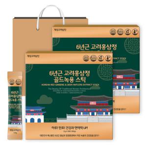 녹용홍삼스틱 12g 30포 1+1 홍삼정 홍삼진액 농축액