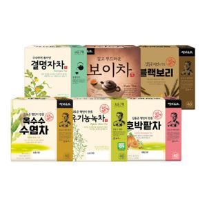 쌍계명차 유기농녹차/보이차/도라지차 外 40티백 19종택1